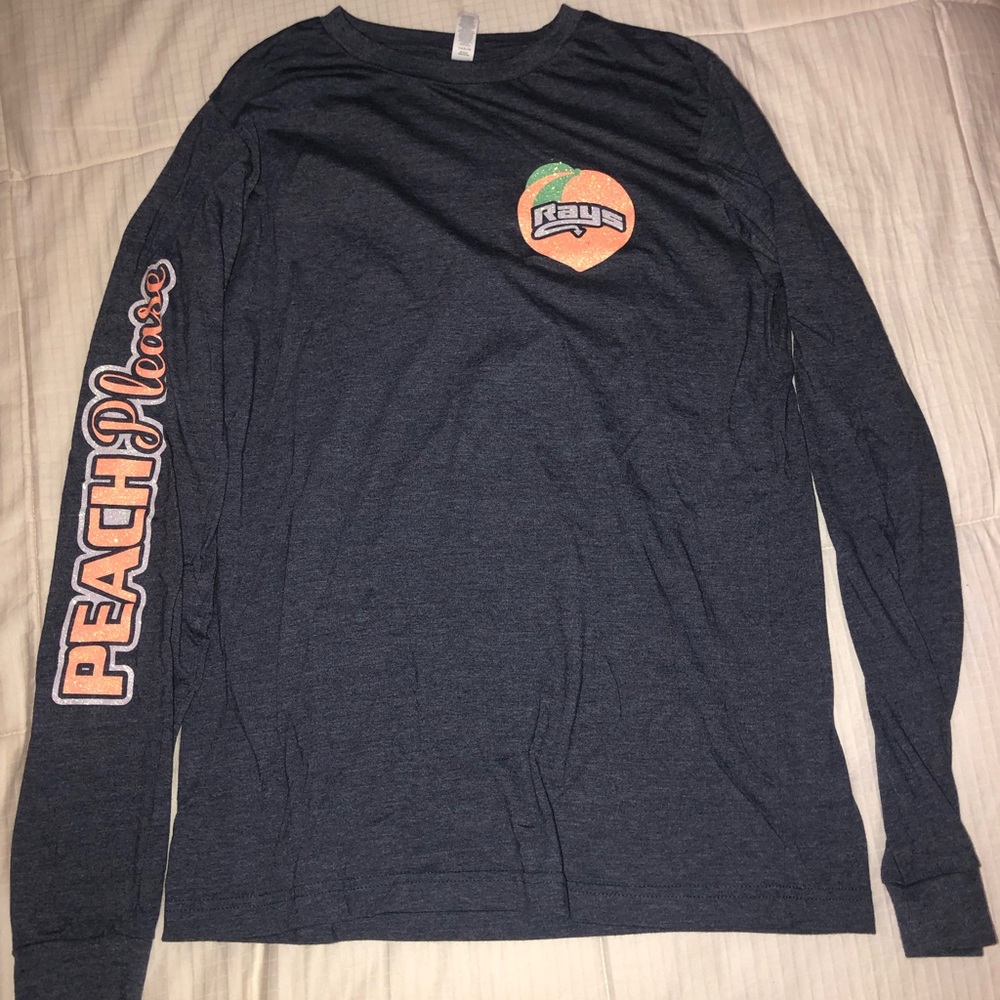 Stingray all stars Peach long sleeve shirt. NWOT